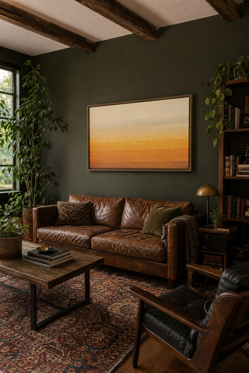 Sundrift art print displayed in a modern interior