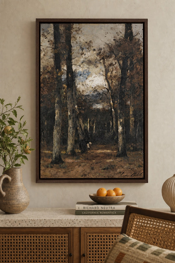 The Avenue art print on white background