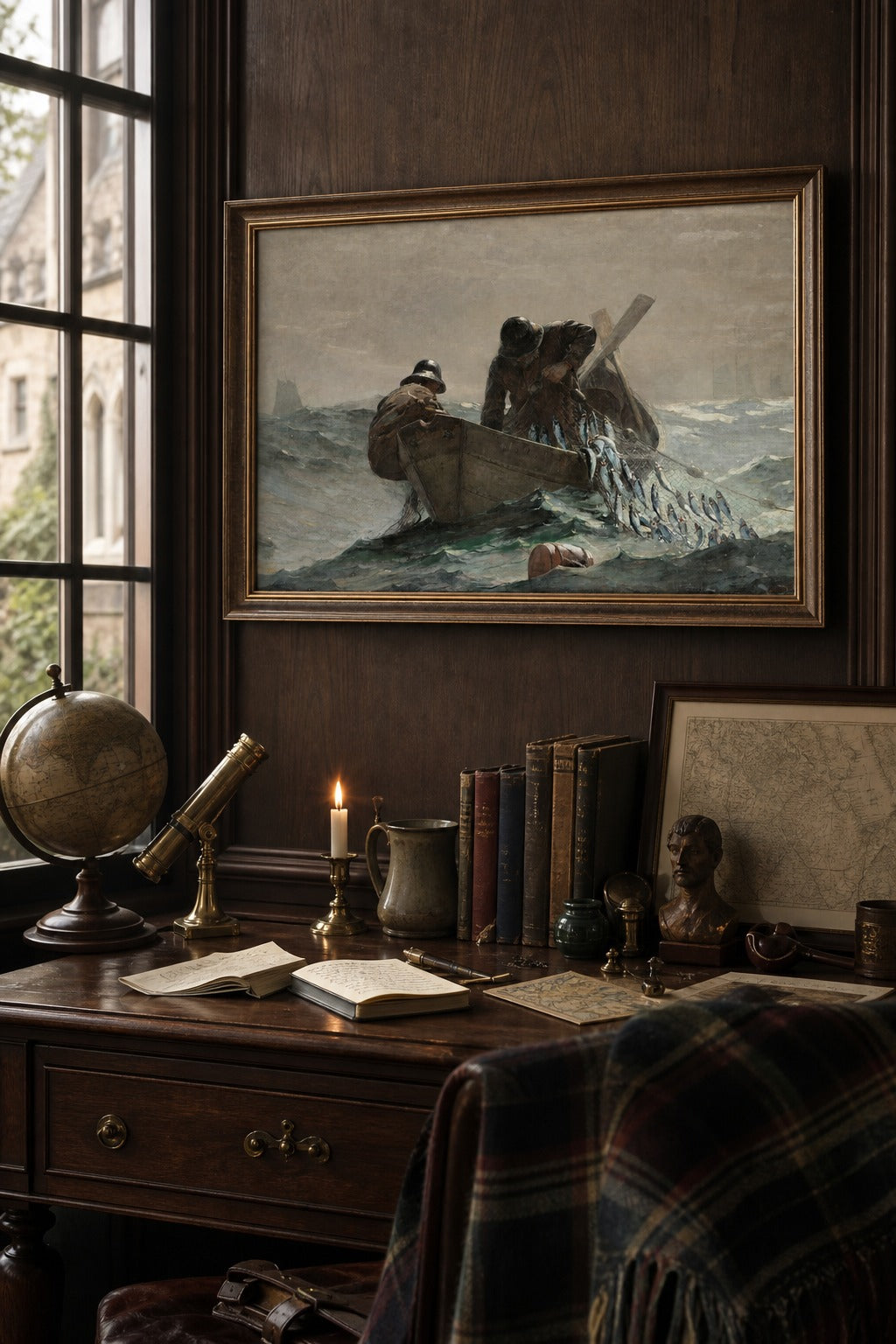 The Haul art print, close-up detail view