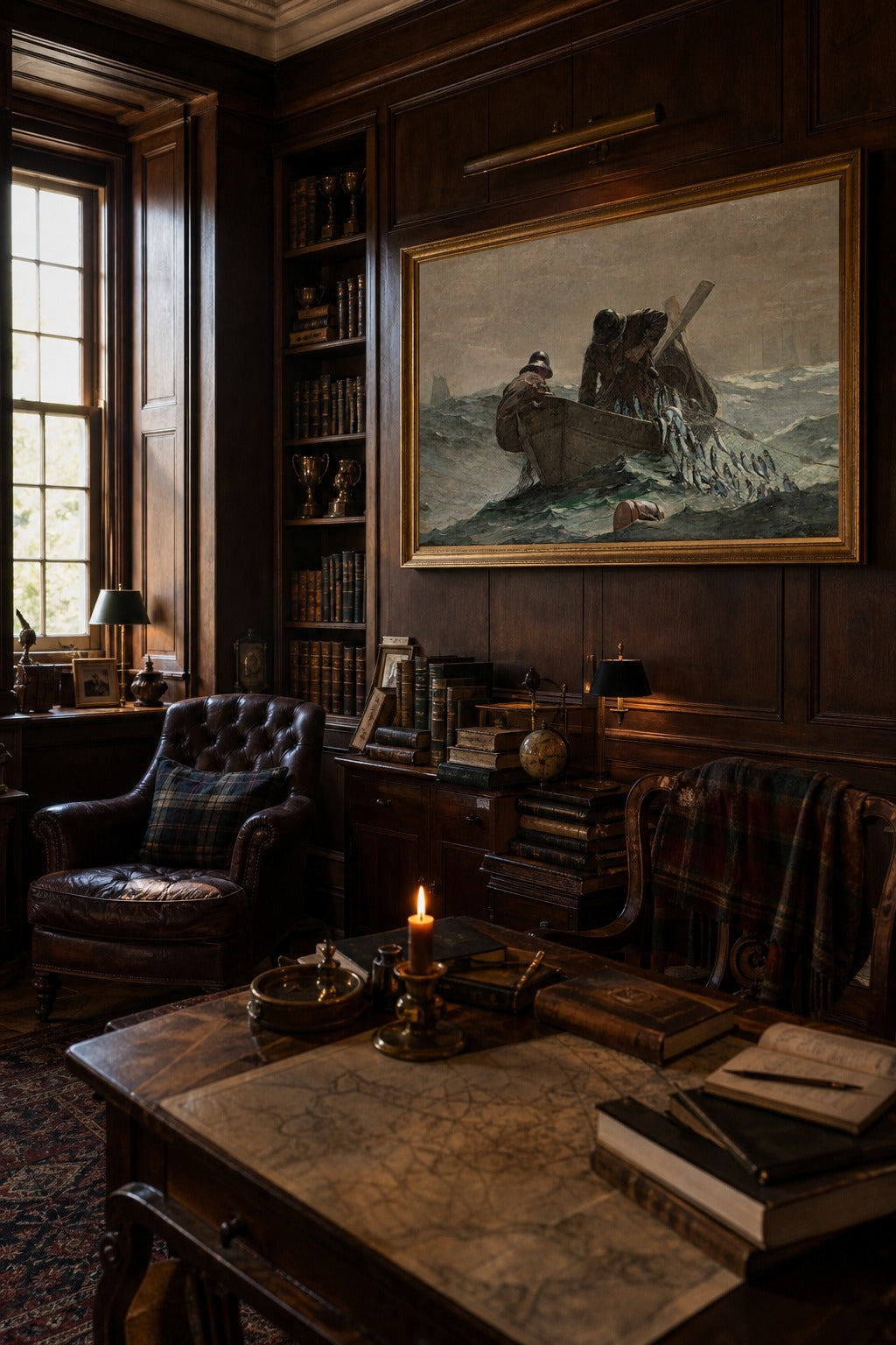 The Haul art print, angled perspective view