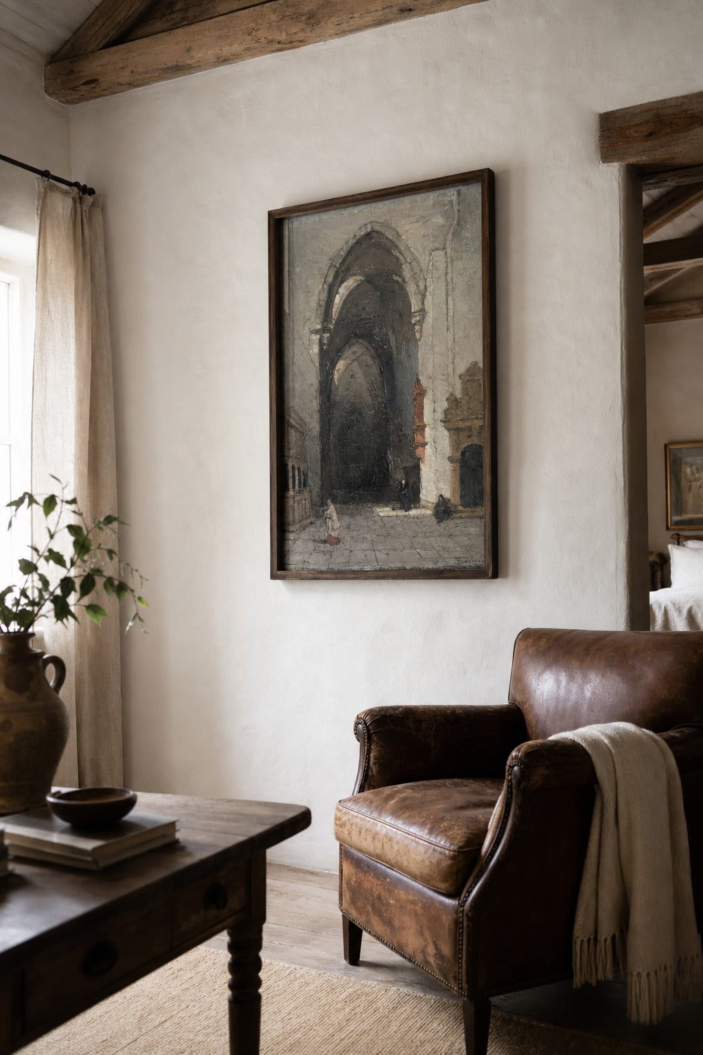 The Portal art print, angled perspective view