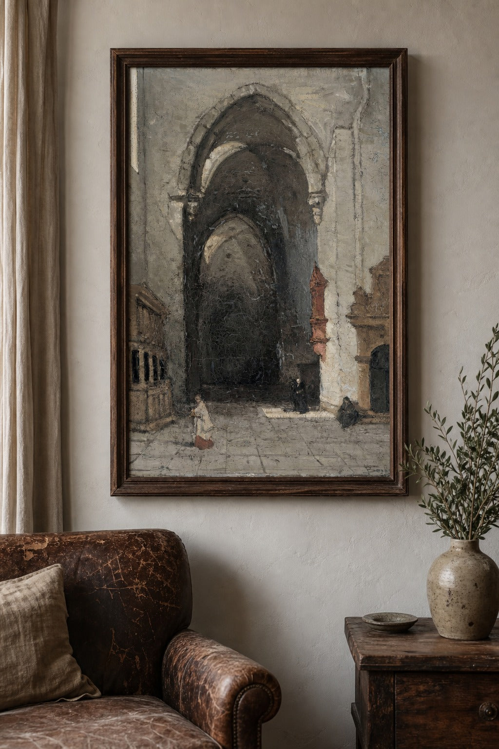 The Portal art print on white background