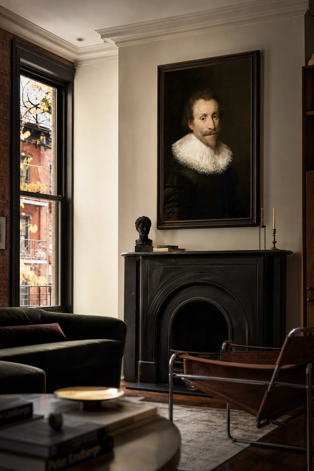 The Ruff art print, angled perspective view