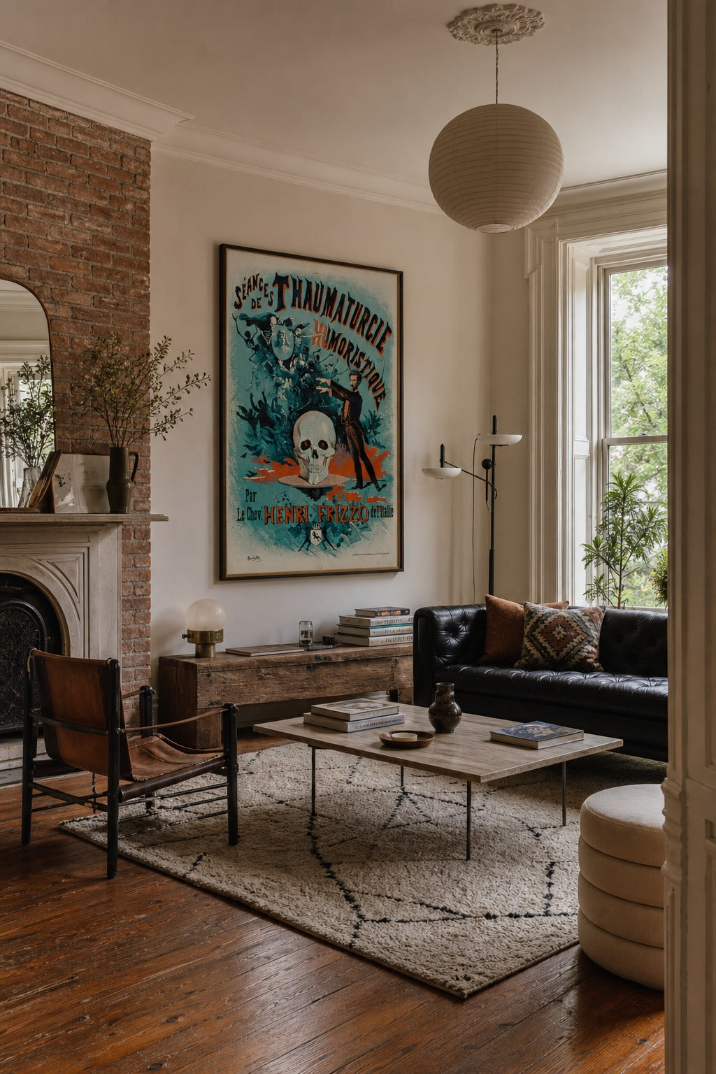 The Thaumaturge art print displayed in a modern interior