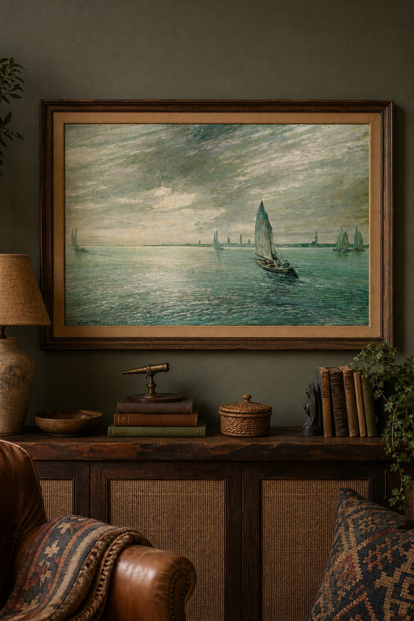 Venezia art print on white background