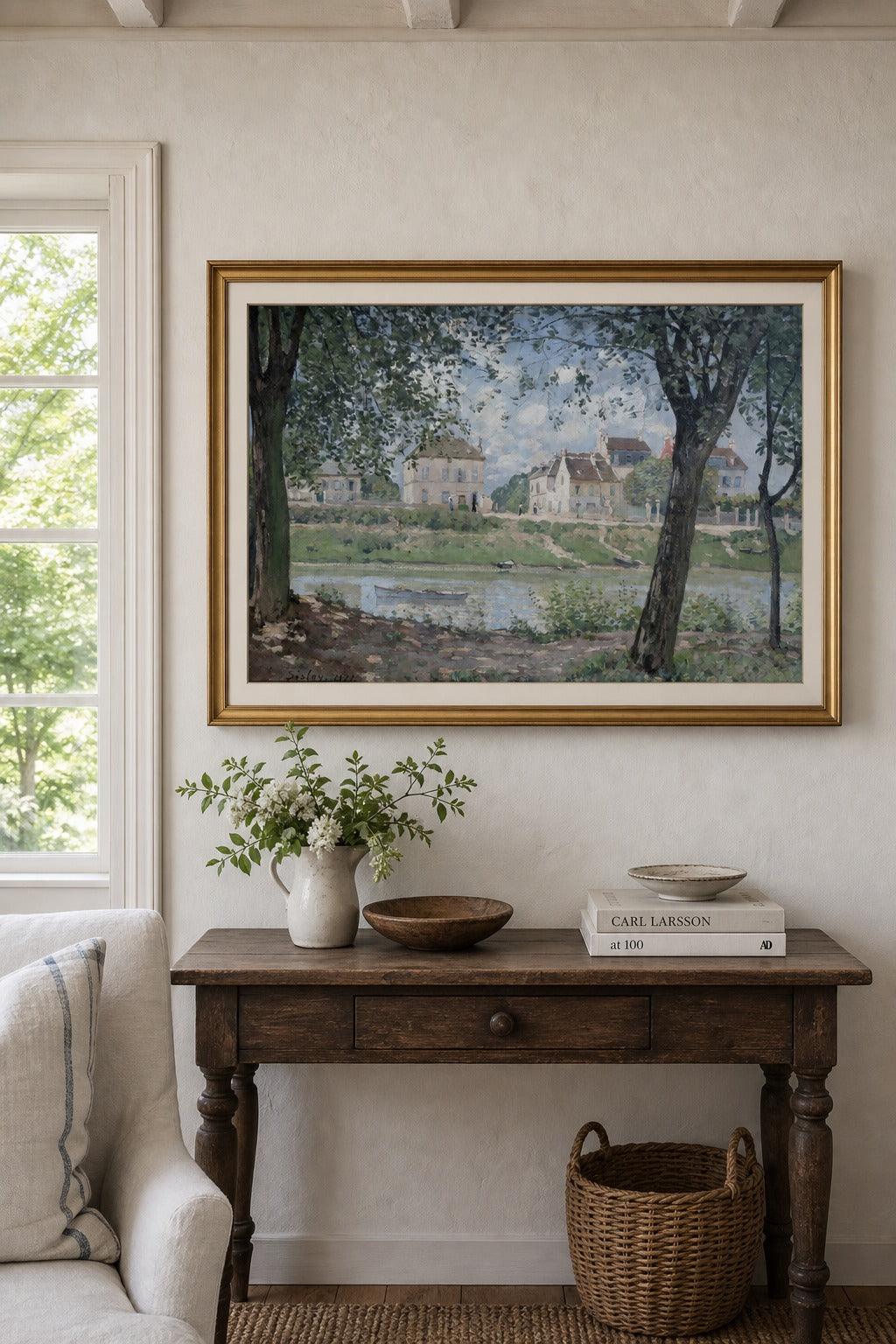 Village Reach art print on white background